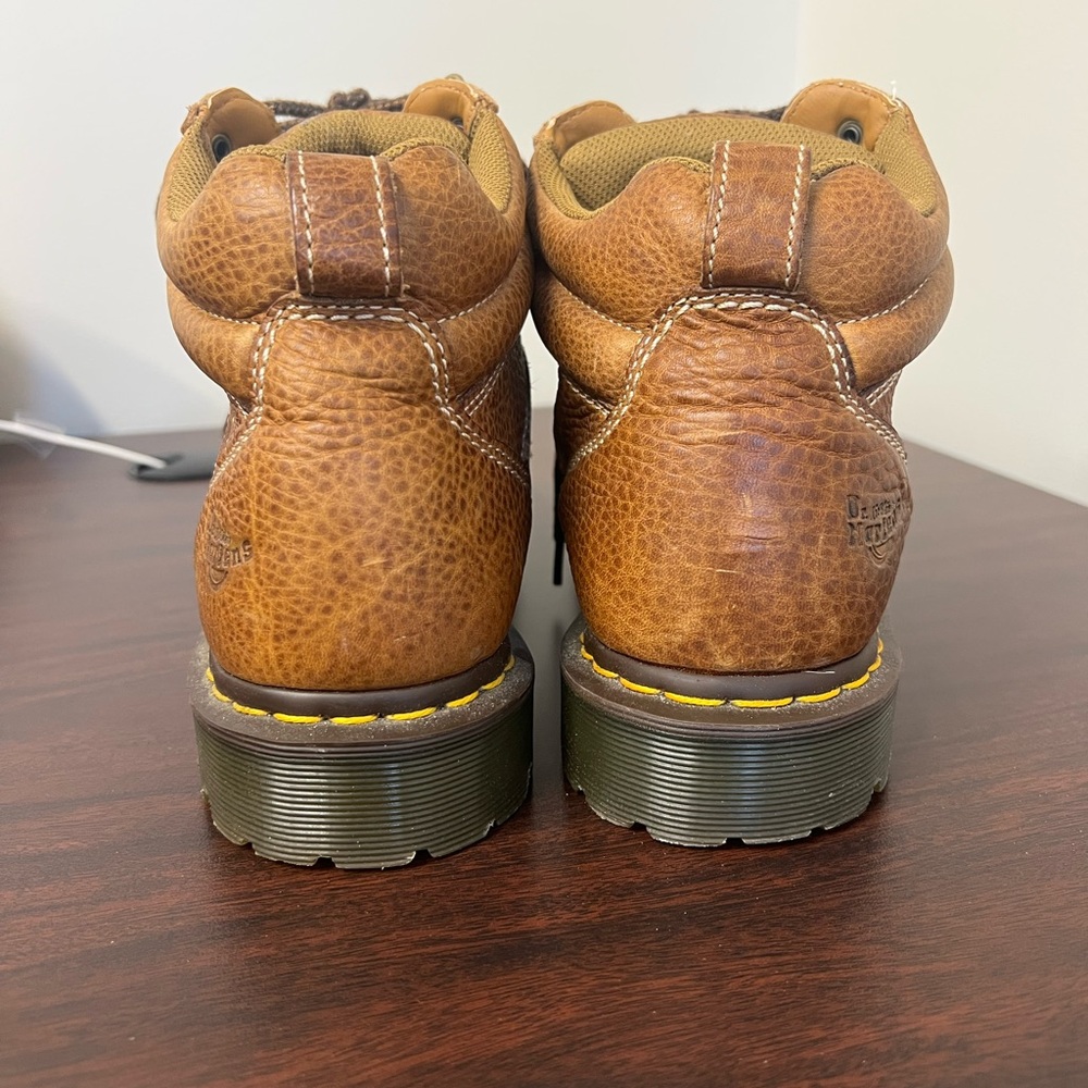 Dr. Martens Brown Leather Boots - Picture 4 of 7